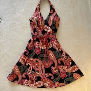 Lily Halter Paisley Dress